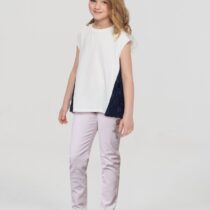 Джинсы с “эффектами” для девочки