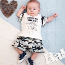 Футболка с принтом,комбинированная