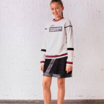 Юбка с асимметричной молнией