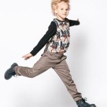 Брюки карго трикотажные