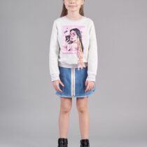 Юбка джинсовая на молнии