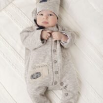 Шапочка для мальчика трикотажная на кулиске