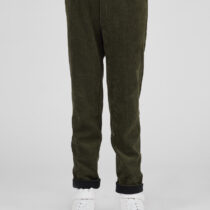 Брюки из вельвета осенне-зимнего ассортимента,хаки,