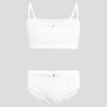 Топ и трусы с кружевом для девочки