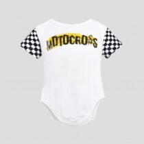 Боди с коротким рукавом и принтом