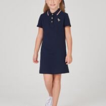 Платье-поло из трикотажного пике