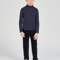 Джемпер-водолазка, темно-синий