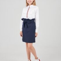 Блузка с “молниями” по боковым швам