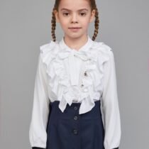 Блуза с рюшами