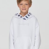 Толстовка с тиснением и тесьмой