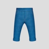 Брюки трикотажные “джинсовые”