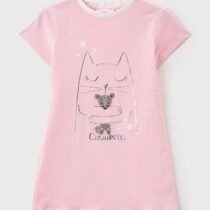 Платье домашнее с принтом ии декором