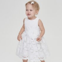 Платье с объемной вышивкой