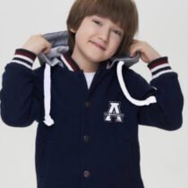 Куртка -бомбер со светоотражающим капюшоном