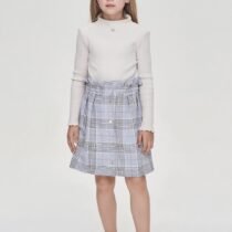 Юбка из принтованного трикотажа