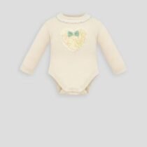 Боди с длинным рукавом и декором