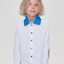 Сорочка трикотажная из пике с принтом