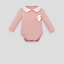 Боди с длинным рукавом и принтом