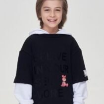 Джемпер-худи с принтом