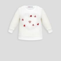 Джемпер велюровый с декором