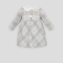 Платье из футера с декором