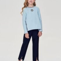 Брюки из трикотажа под “деним”