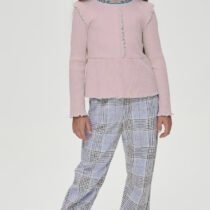 Джемпер трикотажный с баской