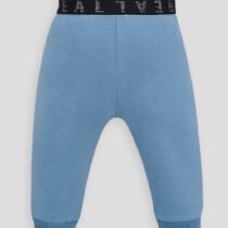 Брюки из футера с аппликацией