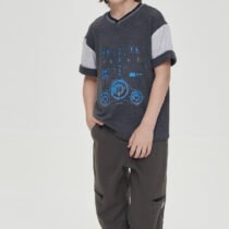 Джемпер-футболка с принтом