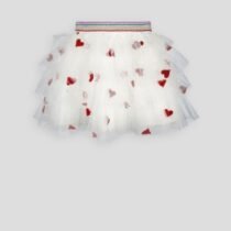 Юбка многоярусная с флоковым напылением