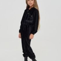 Комбинезон велюровый с капюшоном