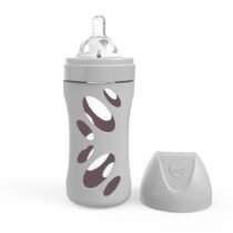 Twistshake Антиколиковая стеклянная бутылочка