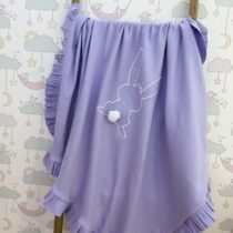 Фиолетовый плед