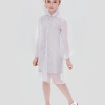 Платье нарядное в комплекте с накидкой из органзы