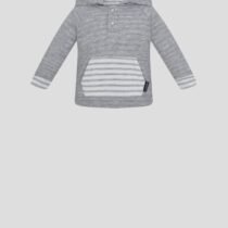 Лонгслив с капюшоном и декорами