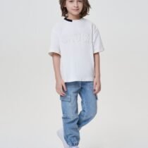 Брюки из вареного трикотажа под джинсу