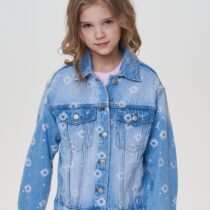 Джинсовая куртка-рубашка