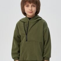 Толстовка из футера с принтом для мальчика