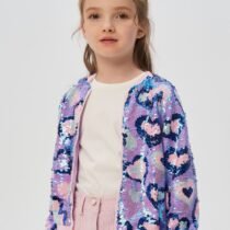 Куртка-бомбер из реверсных пайеток