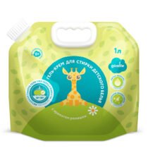 Гель-крем для стирки детского белья LOVULAR GIRAFFE 1л