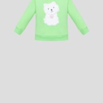 Джемпер с декором и воланчиками