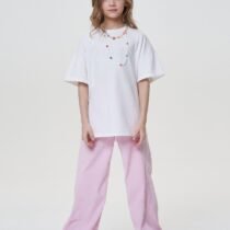 Брюки свободные из вельвета