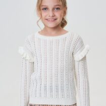 Свитер вязаный трикотажный