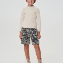 Шорты из фактурного твида