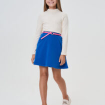 Юбка из трикотажа с поясом