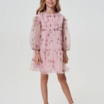 Платье из жатой органзы