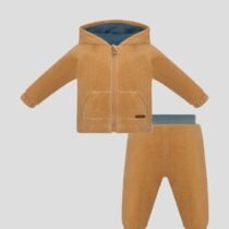 Костюм из трикотажа велюр-вельвет