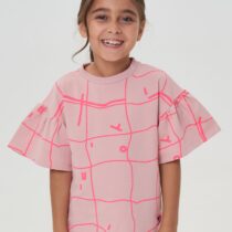 Футболка из трикотажа с декором