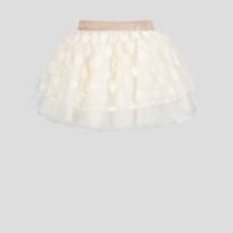 Юбка из сетки в крупный горох