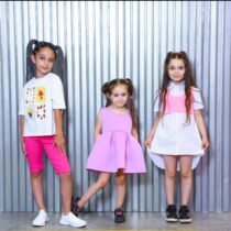 Платье светло-розовое